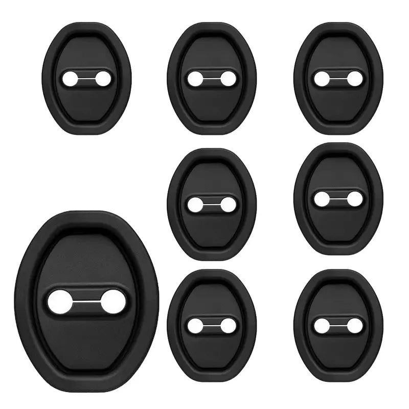 Car Door Lock Latch Silicone Cover – 8-Pack, Universal Fit, Tool-Free Self-Adhesive Installation