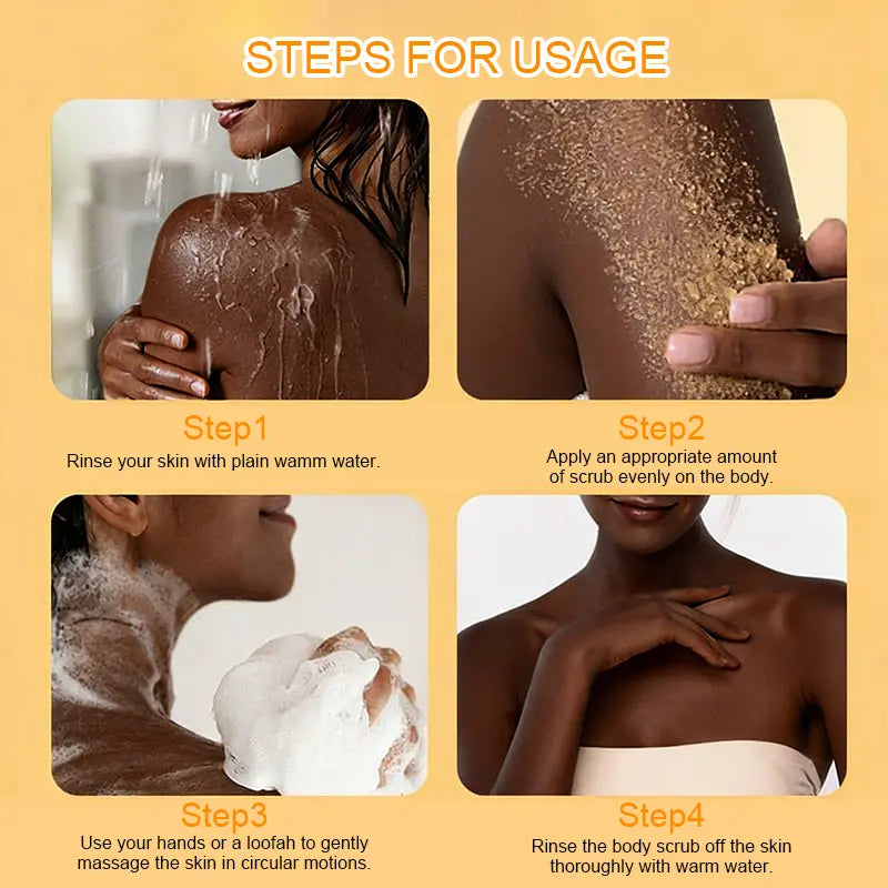 Turmeric Body Glow Scrub 280g – Exfoliating & Moisturizing