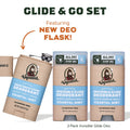 Dr. Squatch Glide & Go Set - Deodorant Flask - Gifts for Men