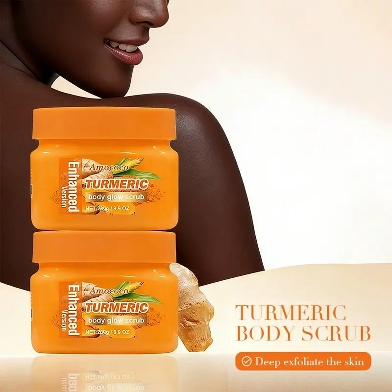 Turmeric Body Glow Scrub 280g – Exfoliating & Moisturizing