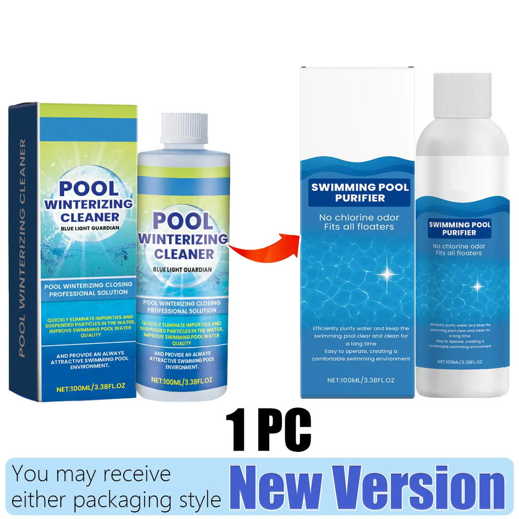 Pool Clarifier for Swimming Pools – Fast-Acting Water Clarifier & Cleaner 100ml