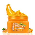Amococo Turmeric Lemon Body Glow Scrub – Natural Solution for Hyperpigmentation | Exfoliating & Moisturizing | Fine Grain, Deep Clean, Turmeric