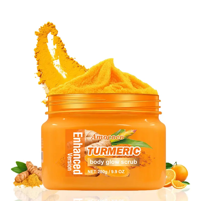 Turmeric Body Glow Scrub 280g – Exfoliating & Moisturizing