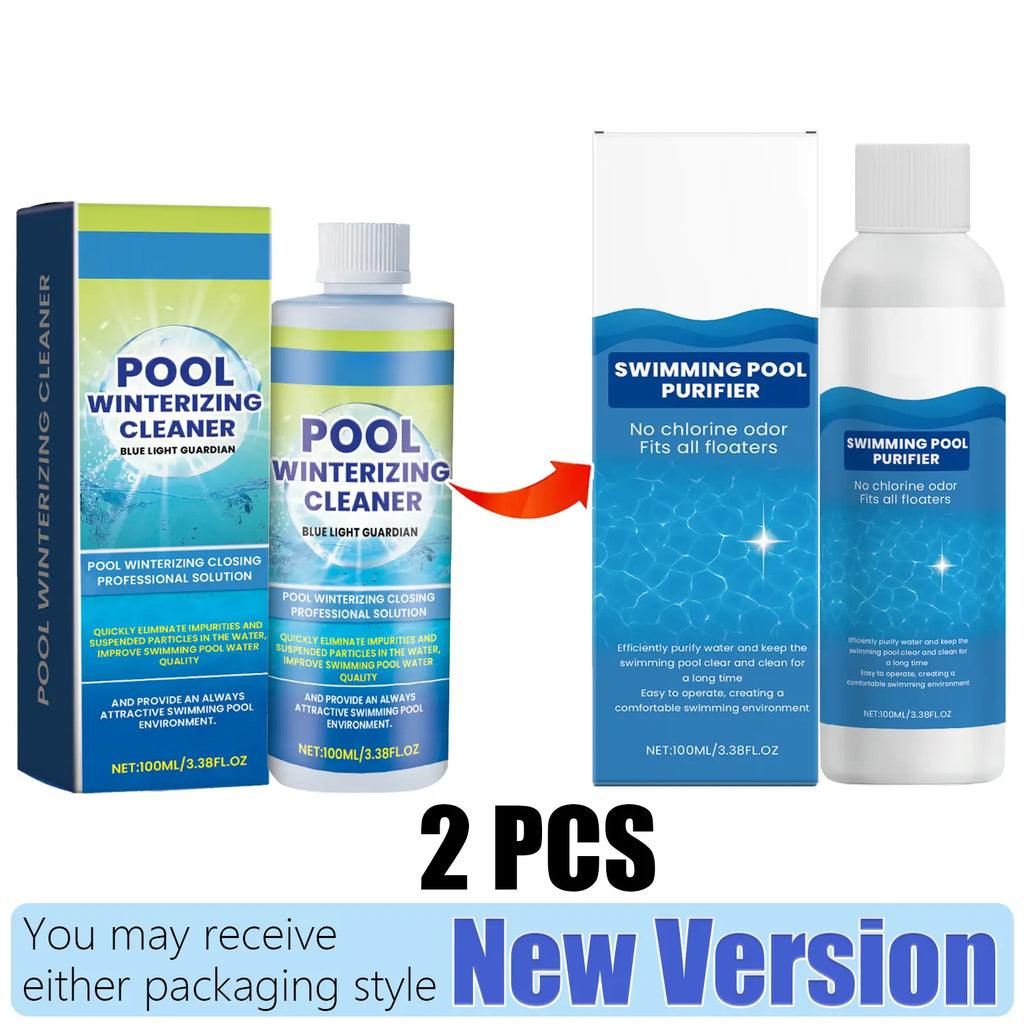 Pool Clarifier for Swimming Pools – Fast-Acting Water Clarifier & Cleaner 100ml