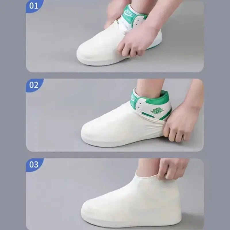 Latex Waterproof Shoe Covers – Reusable Rain Shoe Covers