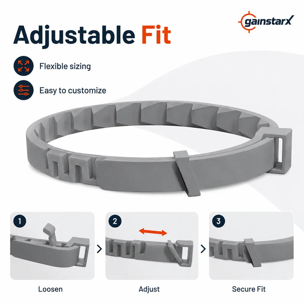 Gainstarx Adjustable Dog Collar – Comfortable Daily Wear for Large Dogs