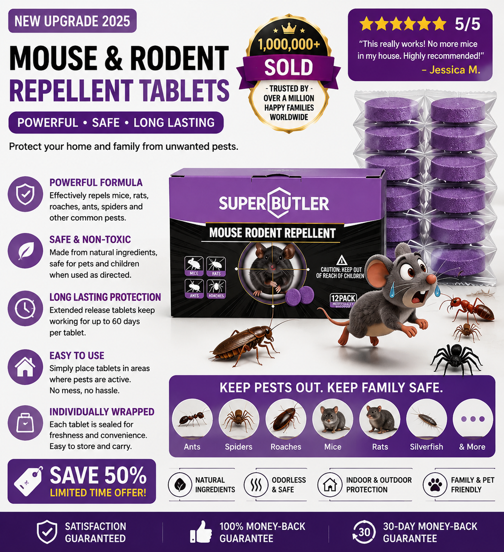 12-Pack Rodent & Insect Repellent Balls – Natural Essential Oil Pest Control Pouches for Home & Kitchen