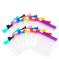 Clear Zipper Pill Storage Bags – 7-Pack Reusable Organizer Pouches for Pills, Vitamins & Travel Essentials