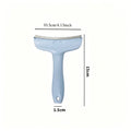 Stainless Steel Dog Hair Remover Comb - Floating Detangler with One-Click Knot Opener