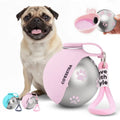 CO'ESSTRA Stainless Steel Pet Water Bottle with Foldable Drinking Trough – 285ml