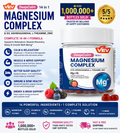 VEV DeepCalm 14-in-1 Magnesium Complex Gummies | Glycinate, D3, Ashwagandha, L-Theanine, Zinc | 90 Count | Vegan | No Added Sugar
