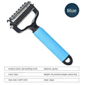 Universal Pet Detangling Comb for Dogs — Double-Sided Stainless Steel Grooming Tool for Coat Care & Shedding Removal
