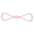 YICF Portable Figure-8 Silicone Elastic Resistance Band, Unisex Exercise Equipment for Home Gym & At Home Gym Equipment, Ideal for On-the-Go Workouts & Yoga