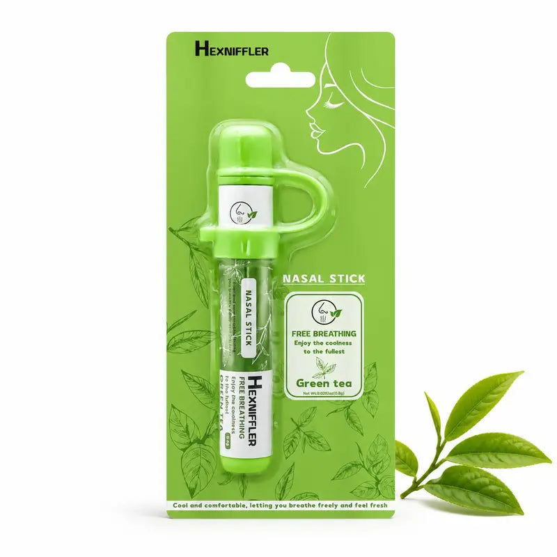 Hexniffler Essential Oil Aroma Stick, Portable Aroma Stick with Menthol & Plant Essential Oils, Pocket-Size Personal Care Accessory for Travel, Work, Study & Daily Use, 4 Scents