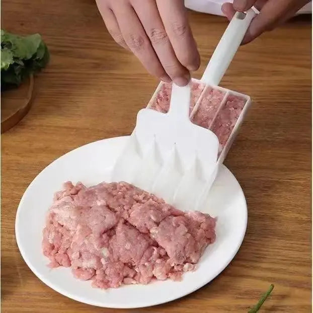 Multifunction Meatball Maker with 4 Baller Spoons & Cutting Spade | DIY Meatball, Fish Ball, Shrimp Ball & Burger Patty Mold | Food Grade | 1,000,000+ Sold