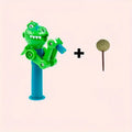 Pet Teaser Robot Lollipop Cat Toy — Creative Dinosaur Catnip Stick Teaser for Cats & Dogs