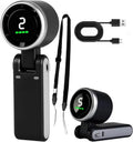 Portable Handheld Turbo Fan — 5-Speed, 4000mAh, 10H Battery Life, 3-in-1