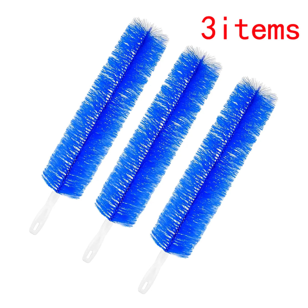 3-Pack Bendable Fan Cleaner Brush, Microfiber Duster - Washable Dust Remover for Ceiling Fans, Blinds, Air Vents & Cars