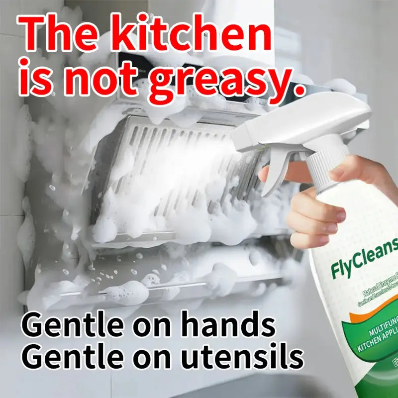 FlyCleanse Multifunctional Enzyme Cleaner Spray – 318ml, Natural Plant Formula, Kitchen & Home
