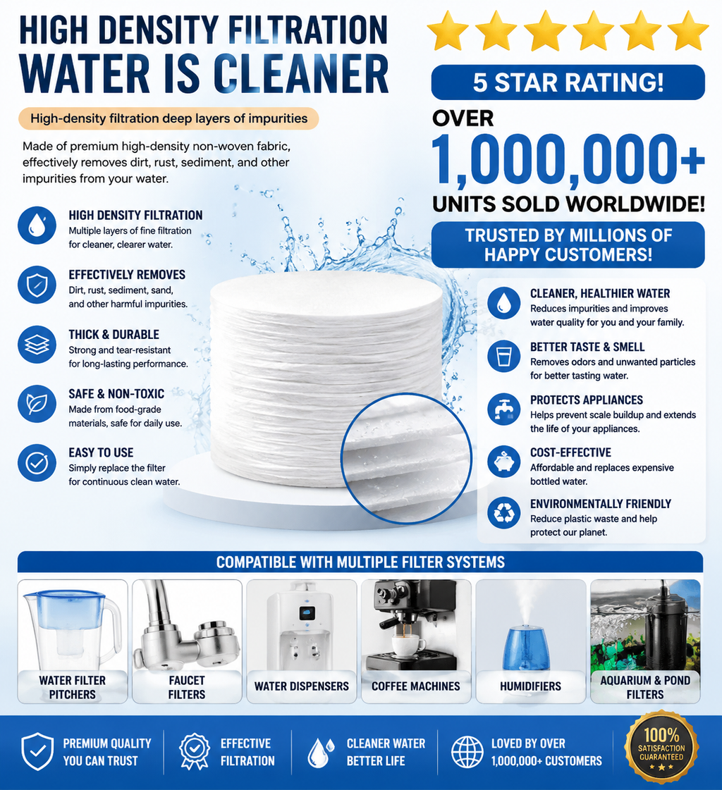 Universal Faucet Filter Bag – Tap Water Purifier for Kitchen & Home