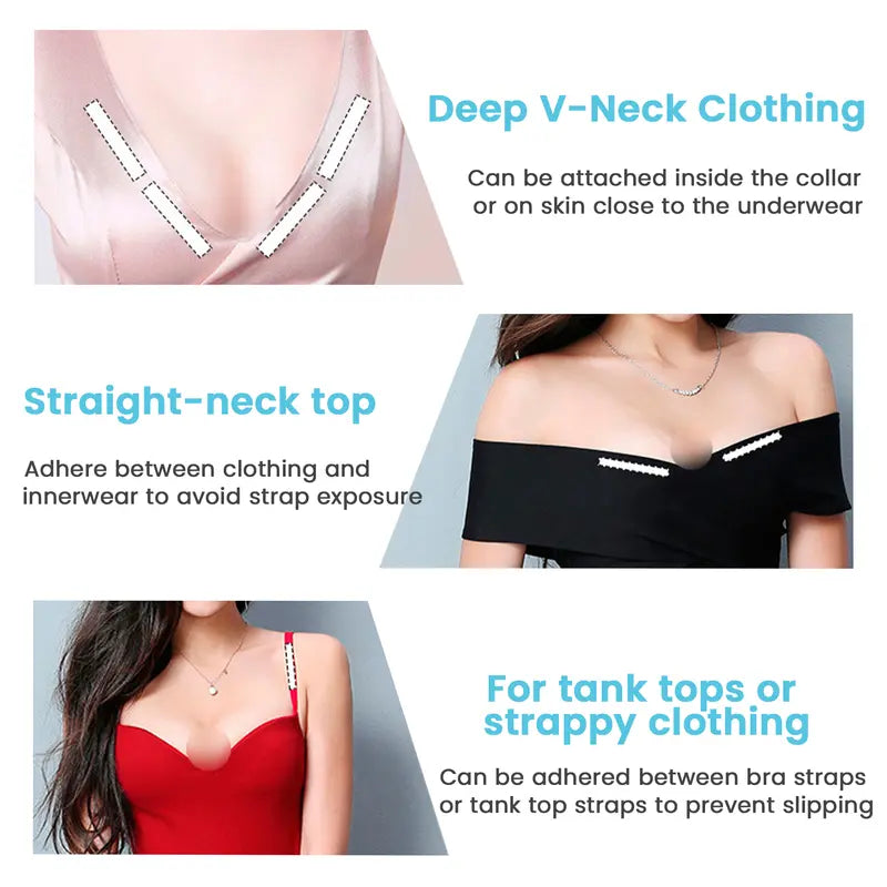 Double-Sided Fashion Tape for Women – 72 Counts | Invisible, Skin-Friendly & No-Residue Body Tape for Clothing | Safe for Sensitive Skin