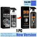 Automotive Rust Remover Spray 120ML – Fast-Acting Iron & Rust Cleaner for Wheels, Rims & All Metal Surfaces – Premium Car Detailing Chemicals, Safe for Most Automotive Finishes, Cars & Motorcycles