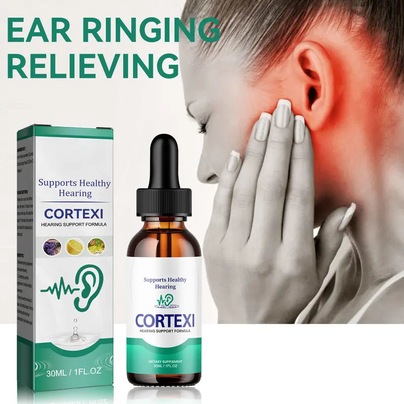 Tinnitus Relief Ear Drops – Gentle Earwax Removal, Soothing Ear Discomfort and Ringing, Daily Ear Care Solution