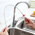 Flexible Grabber Claw Pick Up Reacher Tool | 78.74 Inch Bendable Drain Snake with 4 Claws | Retrieves Keys, Unclog Drains | Kitchen Sink, Shower, Toilet