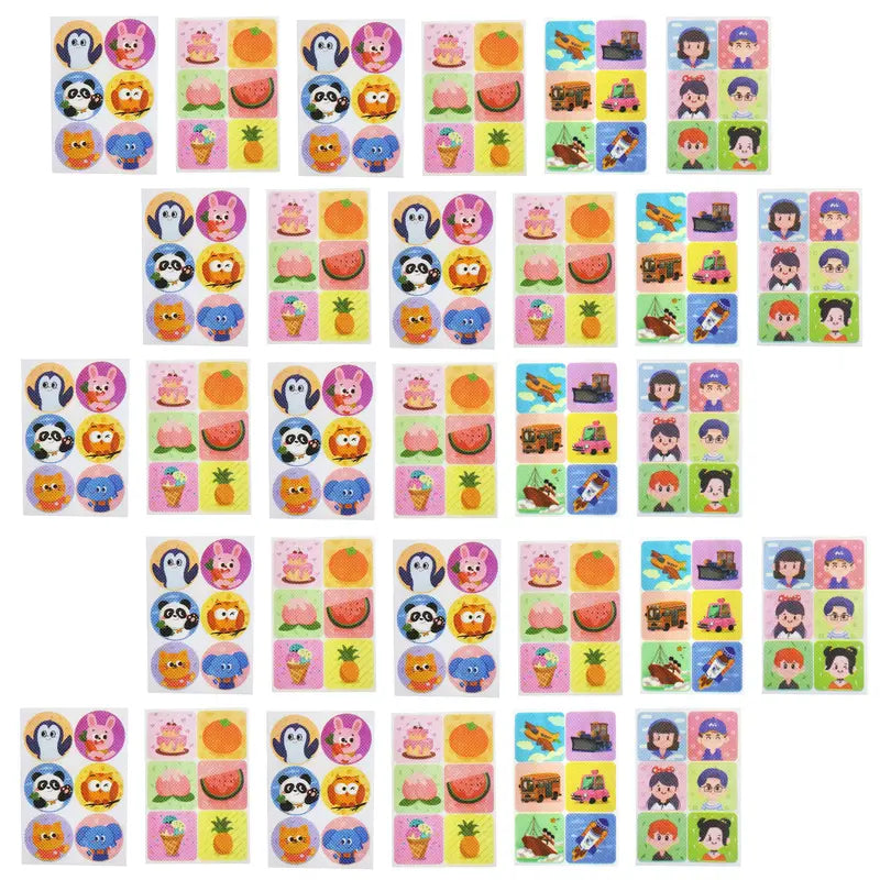 180-Count Mosquito Repellent Stickers for Kids – Cute Animal Design, Plant-Based Formula